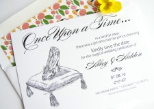Fairytale Wedding Save the Date Cards